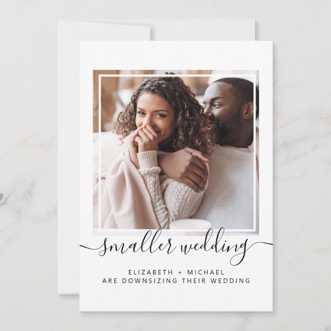 Anúncio de Foto de Casamento Reduzido e Intimo (Frente)