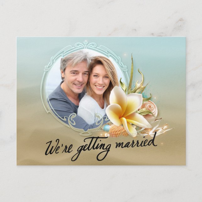 Anúncio de Foto de Destino de Praia para Salvar a  (Frente)