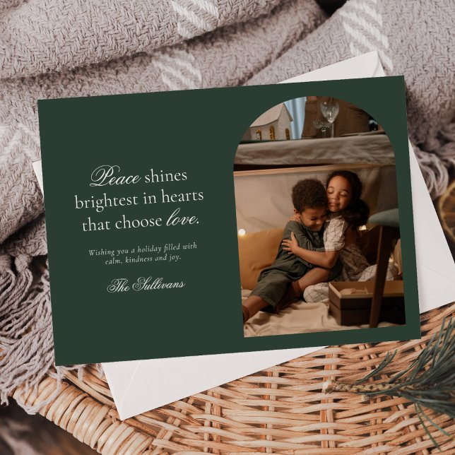 Anúncio de Foto de Férias Paz e Amor (Criador carregado)