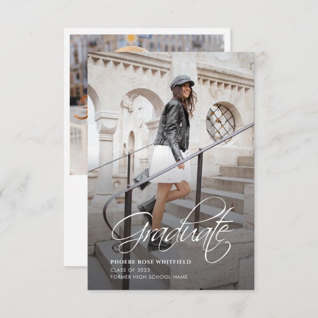 Anúncio de Foto de Formando Graduação 2024 (Frente/Verso)