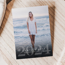 Anúncio de Foto de Formatura Bold Elegance 2024