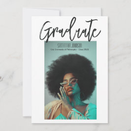 Anúncio de Foto de Formatura com Roteiro Moderno