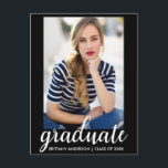 Anúncio de Foto de Formatura da Moda Tendência<br><div class="desc">Cartão Postal de Anúncio de Foto de Formatura da Moda Tendência Moderna</div>