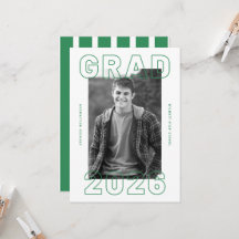 Anúncio de Foto de Formatura do Ensino Médio em De