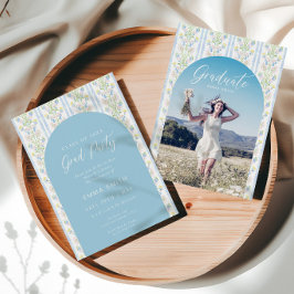 Anúncio de Foto de Formatura Floral Cottagecore