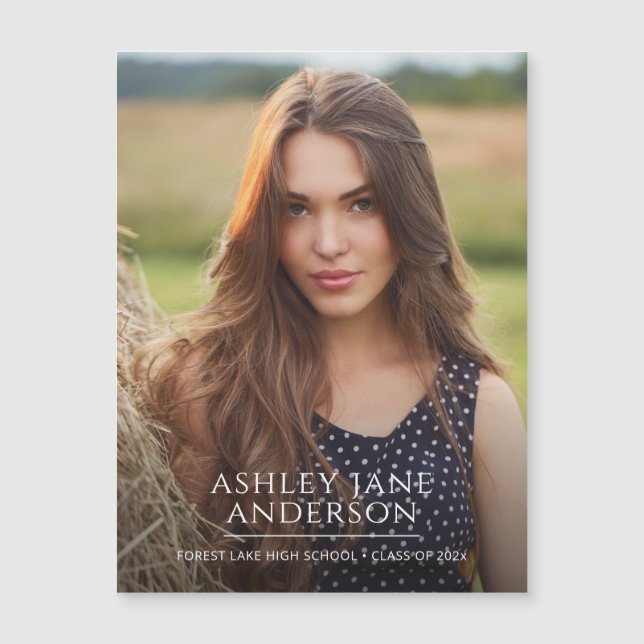 Anúncio de Foto de Graduação Chic (Frente)