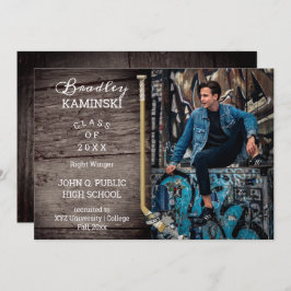 Anúncio de Foto de Graduação de Esporte do Jogador