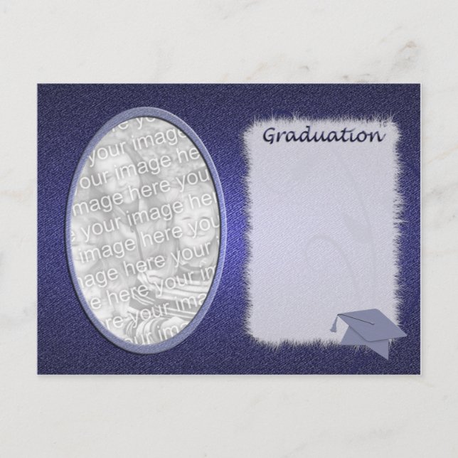 Anúncio de Foto de Graduação Denim (Frente)