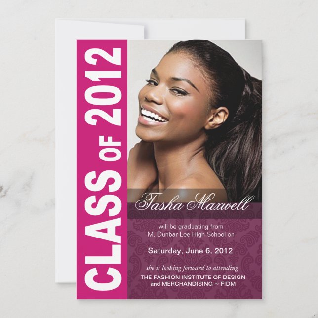 Anúncio De Foto De Graduação Do Hip 2012 (Frente)