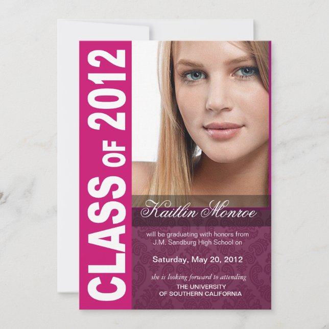 Anúncio De Foto De Graduação Do Hip 2012 (Frente)