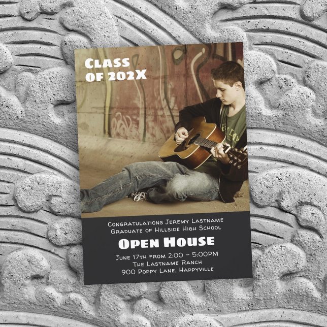 Anúncio de Foto de Graduação dos Filhos Aberto (Criador carregado)