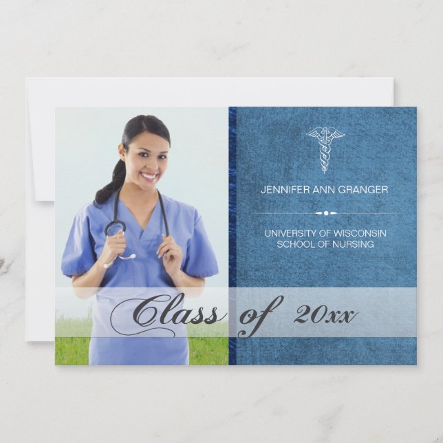 Anúncio de Foto de Graduação Médica de Saúde (Frente)