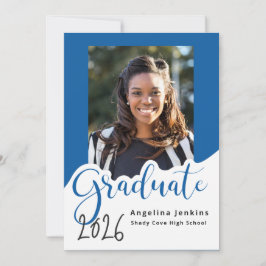 Anúncio de Foto de Graduado Azul Real 2022