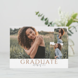 Anúncio de Foto de Graduado em Paisagem com Colage