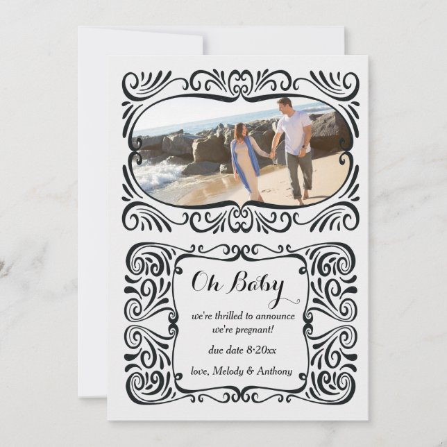 Anúncio de Foto de Gravidez (Frente)