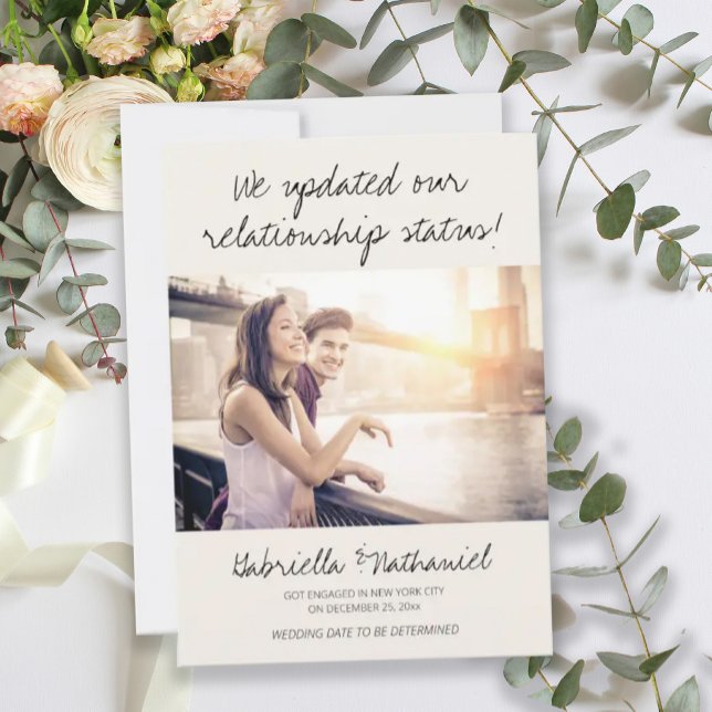 Anúncio de Foto de Noivado Engraçado (Criador carregado)