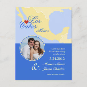 Anúncio de Foto de Save the Date Los Cabos México