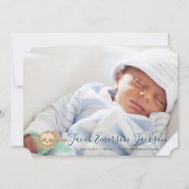 Anúncio de Foto do Bebê com Sono Verde