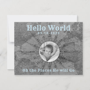 Anúncio de Foto do Bebê da Aventura