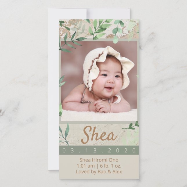 Anúncio de Foto do Bebê da Aventura (Frente)