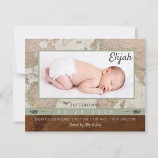 Anúncio de Foto do Bebê da Aventura