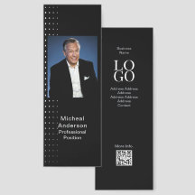 Anúncio de Foto do Empresário Moderno Preto