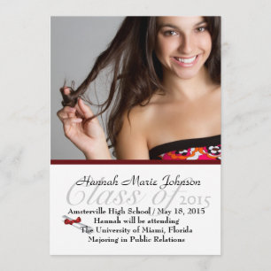 Anúncio de Foto do Formando da Faixa de Opções Ver