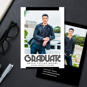 Anúncio de Foto do Formando Varsity Blues