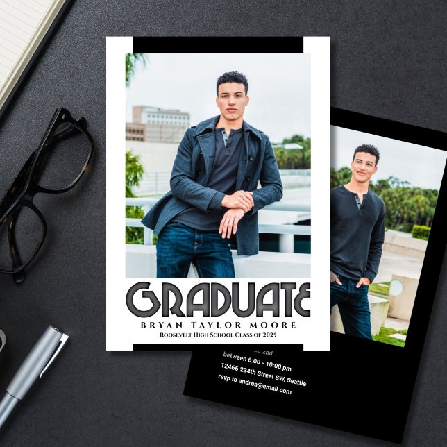 Anúncio de Foto do Formando Varsity Blues (Criador carregado)