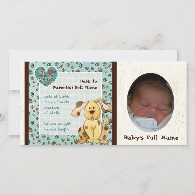 Anúncio de Foto do Melhor Amigo de Um Menino (Frente)