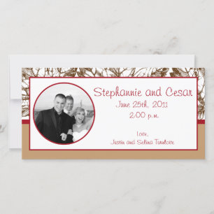 Anúncio de foto do Noivado 4x8 Folhas de cor