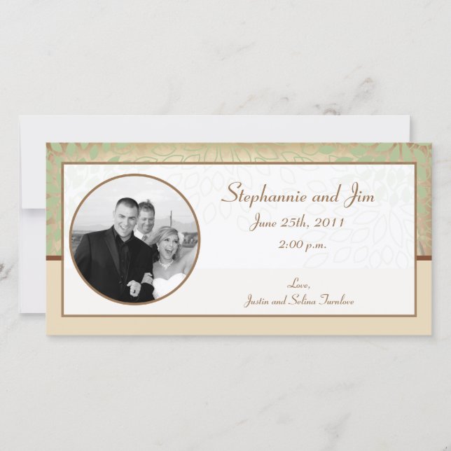 Anúncio de foto do Noivado 4x8 Purple/Green Flo (Frente)