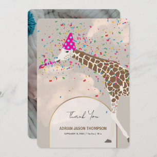 Anúncio de Foto do Tema do Giraffe Safari