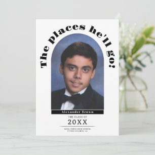 Anúncio de Foto dos Lugares da Formatura Moderna