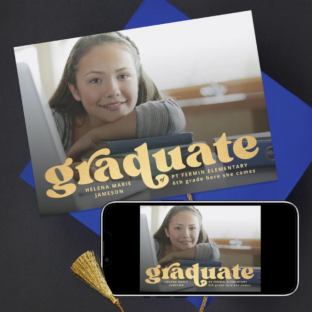 Anúncio de Foto Dourada Retroativa Elementar (Criador carregado)