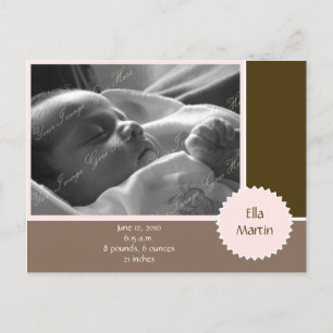 Anúncio de Foto Marrom e Rosa (Personalizável)