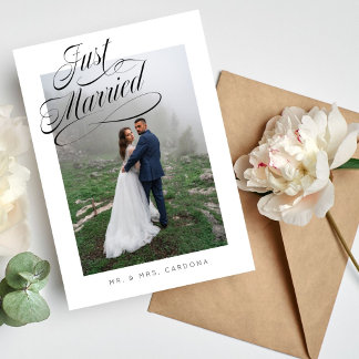 Anúncio de Fotografia de Elopement Fancioso Casado