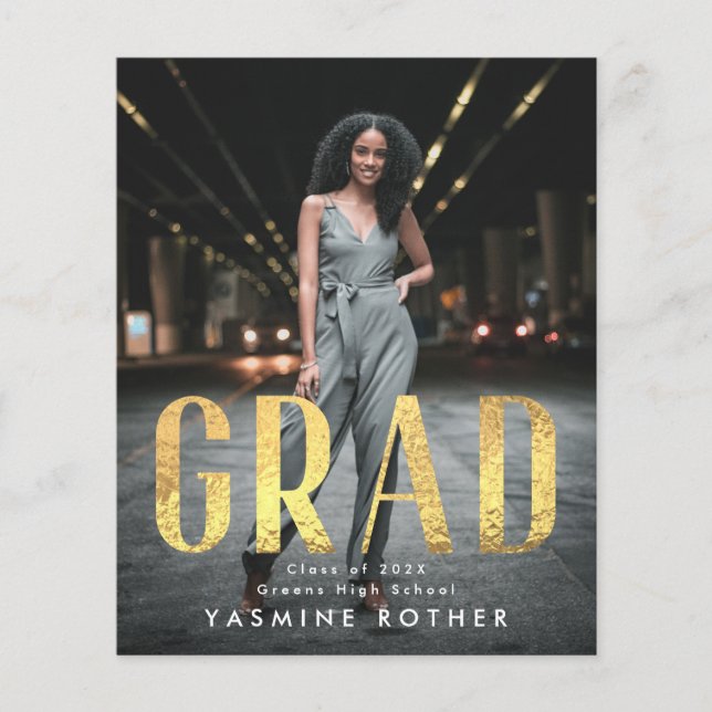 Anúncio de Fotografia de FORMANDO de Folha de Ouro (Frente)