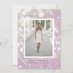 anúncio de fotografia de graduação de brilho luxuo
