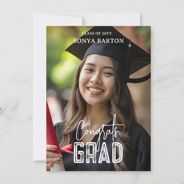 Anúncio de Fotografia Personalizada da Graduação 2 (Frente)
