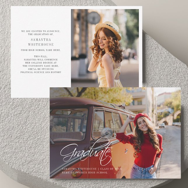 Anúncio de fotos de Formando Graduação 2025 (Graduation 2025 Graduate Photos Announcement)