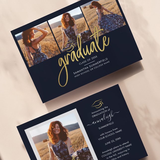 Anúncio de Fotos de Formando para Graduação Modern (Criador carregado)