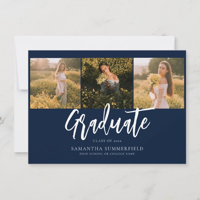 Anúncio de Fotos de Formatura Simples 2026 Script (Frente)