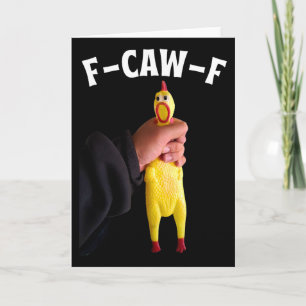 Anúncio de Galinha de Borracha Engraçada F-caw-f F