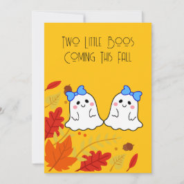 Anúncio de Gêmeos Gravidez Twin Boos