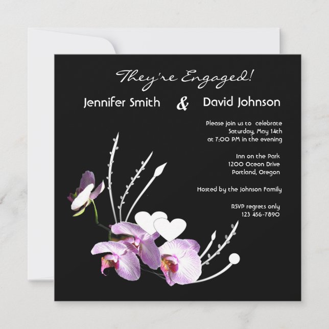 Anúncio de Gerência de Orquídeas Ikebana (Frente)