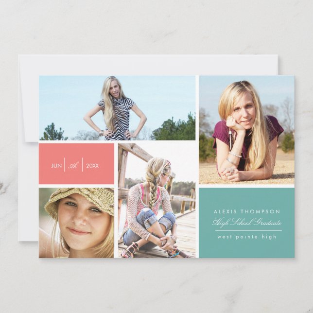 Anúncio de Grad Block Colorido da Origami Prints (Frente)