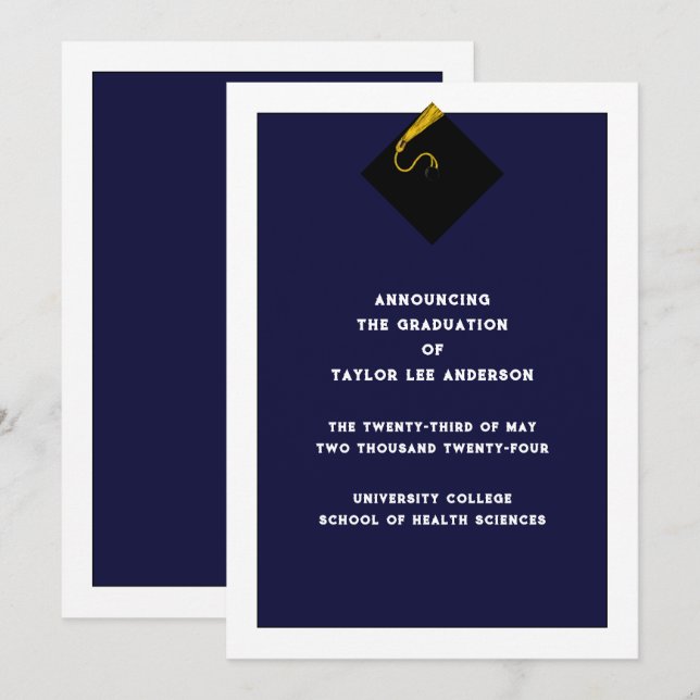 Anúncio de gradação (Frente/Verso)