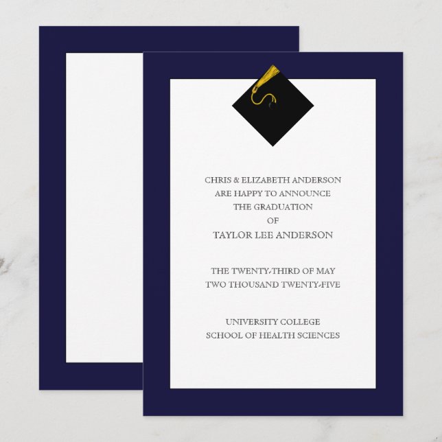 Anúncio de gradação (Frente/Verso)