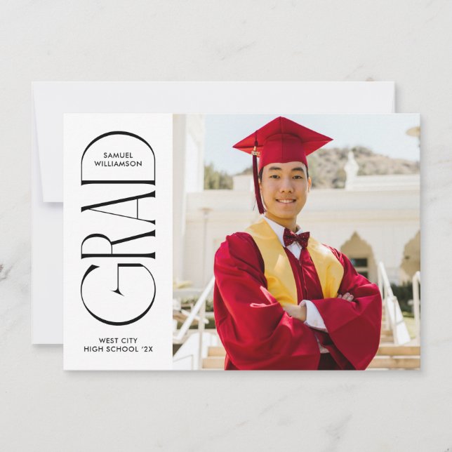 Anúncio de gradação minimalista branca (Frente)